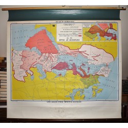 Expansion of Islam, 622-750 (Large pull down color map)